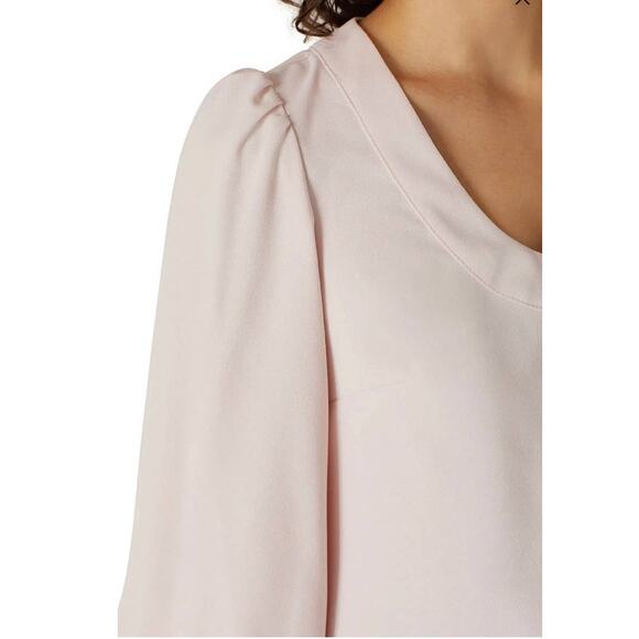 Trina Turk Cream Crepe Wonderful Top XS df1 - Picture 5 of 7